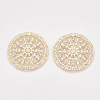 Brass Filigree Joiners Links X-KKC-T001-06KC-1