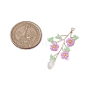 Glass Seed Beads Pendants PALLOY-JF02699-2