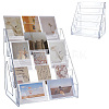 5-Tier Acrylic Display Riser Stands for Cosmetic Jewelry ODIS-WH0043-217A-3