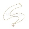 Natural Cultured Freshwater Pearl Pendant Necklaces NJEW-JN04685-1