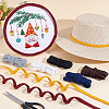 14M 7 Style Polyester Centipede Braided Lace Ribbon OCOR-PH0005-46-4