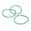 Natural Green Aventurine Beaded Stretch Bracelets BJEW-D446-A-34-7