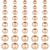 40Pcs 4 Styles Round 925 Sterling Silver Spacer Beads STER-BBC0009-10-7