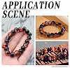 4Strands Crackle Glass Beads Strands CCG-PA0001-01A-4