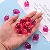 Autumn Theme Transparent Acrylic Pendants TACR-T024-04B-906-6