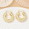 Brass Hoop Earrings for Women KK-CBAD851-40G-1
