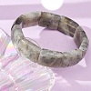 Rectangle Natural Labradorite Beaded Stretch Bracelets for Women Men GG-CBA9ACE-C09-3