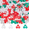 1000Pcs 4 Colors Plastic Beads KY-SC0002-20-1