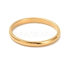 2mm Polished Plain Dome Finger Ring for Girl Women RJEW-C012-05C-G-1