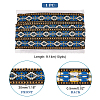 Ethnic Embroidery Polyester Flat Ribbons OCOR-WH0077-65-3