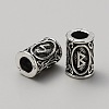 24Pcs 24 Style Tibetan Style Alloy Dreadlocks Braiding Beads OHAR-TAC0001-18-2