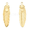 Ion Plating(IP) 201 Stainless Steel Pendant Settings for Enamel STAS-N098-251LG-1
