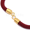 Nylon Cords Bracelet Makings Fit for Connector Charms AJEW-P116-02G-33-2