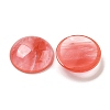 Cherry Quartz Glass Cabochons G-C115-02B-04-2