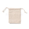 Cotton Packing Pouches Drawstring Bags ABAG-R011-8x10-4