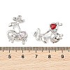 Alloy Rhinestone Pendants ALRI-L052-04P-3