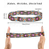 CHGCRAFT 2pcs 2 style Jute Braided & Plastic Hat Belt Sets FIND-CA0008-49-2