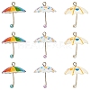 3Pcs 3 Colors Resin Pendants CRES-YW0002-77-1