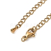 201 Stainless Steel Curb Chain Extender SA-CBA0FDA-01G-03-2