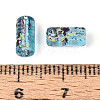 Picasso Transparent Glass Bugle Beads SEED-N010-02J-3