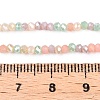 Electroplate Glass Beads Strands GLAA-T023-A16-03-4