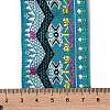 10M Ethnic Style Embroidery Polyester Ribbons OCOR-XCP0002-17-4
