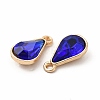 Faceted Glass Rhinestone Pendants FIND-G049-01G-02-2