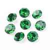 Pointed Back & Back Plated Glass Rhinestone Cabochons RGLA-J012-8mm-291-2