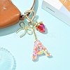 Alloy & Resin Pendant Decorations HJEW-YW00401-01-6
