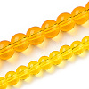 Transparent Glass Beads Strands GLAA-T032-T6mm-11-4