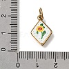 Double-sided Printed 304 Stainless Steel Pendants SA-CBA45D9-01C-3