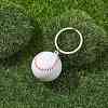 ABS Plastic Sports Ball Theme Pendants Keychains KEYC-JKC00659-05-2