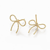 Brass Stud Earrings X-KK-Q762-018G-NF-1