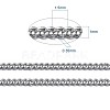 Brass Twisted Chains CHC-S109-P-NF-6
