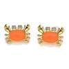Real 18K Gold Plated Brass Micro Pave Clear Cubic Zirconia Charms ZIRC-L100-020-G-2