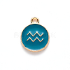 Alloy Enamel Pendants ENAM-S124-01B-05J-2