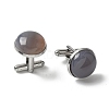 304 Stainless Steel Cuff Buttons G-C185-02P-2