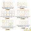 CRASPIRE 12Sets 6 Styles  Lace Frame Scrapbook Paper Pad DIY-CP0008-90-2