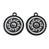 Baking Paint Alloy Painted Finish Pendants AL-CBA2376-08EB-1