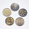 Natural Grey Agate Cabochons G-T122-39H-1