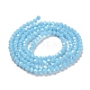 Electroplate Opaque Glass Beads Strands EGLA-A035-P3mm-A08-2