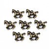 Tibetan Style Alloy Pendants TIBEP-T002-07AB-NR-4