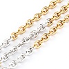 Two Tone 304 Stainless Steel Cable Chains CHS-B001-26-1