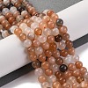 Natural Sunstone Beads Strands G-K310-C08-6mm-3