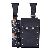 Rectangle PU Leather Medieval Waist Belt Bag with 2Pcs Glass Potion Bottles AJEW-WH0752-297A-1