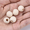 Unfinished Natural Wood European Beads X-WOOD-Q041-04D-4