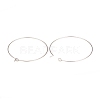 316L Surgical Stainless Steel Hoop Earring Findings STAS-G229-07P-05A-2