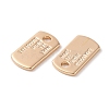 Brass Charms KK-G491-58G-2