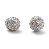 Alloy Rhinestone Beads RB-A034-10mm-A28S-1