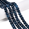 Dyed Natural White Jade Beads Strands G-T138-S05-1